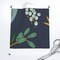 Natural Botanical Blush Pink Floral Study Dark Blue Flower Nature Leaf Custom Removable Wallpaper by Spoonflower Peel & Stick Wallpaper 2FT Wide